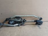 Front wiper linkage and motor