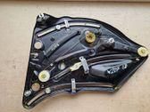 Rear window lifting mechanism without motor