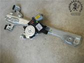 Rear door window regulator with motor