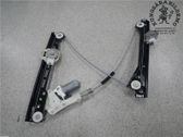 Front door window regulator with motor