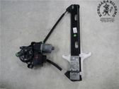 Rear door window regulator with motor