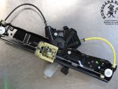 Rear door window regulator with motor