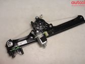Rear door window regulator with motor