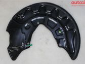 Front brake disc dust cover plate
