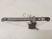 Rear window lifting mechanism without motor