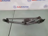 Front wiper linkage and motor