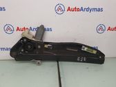 Rear door window regulator with motor