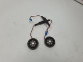High frequency speaker in the rear doors