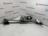 Front wiper linkage and motor