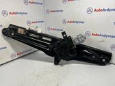 Rear door window regulator with motor