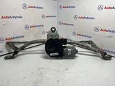 Front wiper linkage and motor