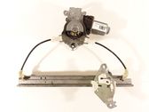 Rear door window regulator with motor