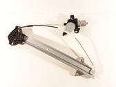 Rear door window regulator with motor