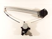 Rear door window regulator with motor