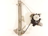 Rear door window regulator with motor