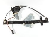 Rear door window regulator with motor