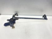 Front wiper linkage and motor