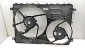 Radiator cooling fan shroud