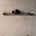 Front wiper linkage and motor