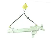 Rear window lifting mechanism without motor