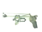 Front wiper linkage and motor