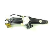 Rear door window regulator with motor