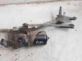 Front wiper linkage and motor