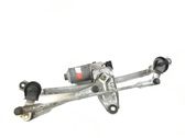 Front wiper linkage and motor