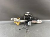 Rear door window regulator with motor