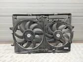 Radiator cooling fan shroud