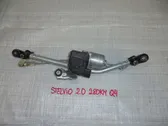 Front wiper linkage and motor