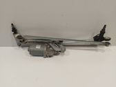 Front wiper linkage and motor