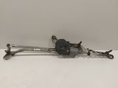 Front wiper linkage and motor