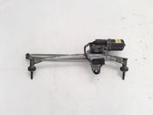 Front wiper linkage and motor