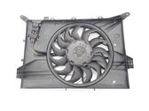 Radiator cooling fan shroud