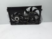 Radiator cooling fan shroud