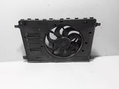 Radiator cooling fan shroud