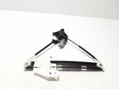 Rear window lifting mechanism without motor