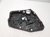 Rear window lifting mechanism without motor