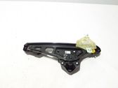 Rear window lifting mechanism without motor