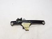 Rear window lifting mechanism without motor