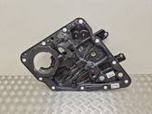 Rear window lifting mechanism without motor