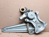 Rear door window regulator with motor