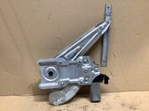 Rear door window regulator with motor