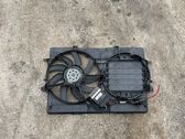 Radiator cooling fan shroud