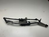 Front wiper linkage and motor