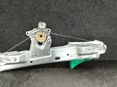 Rear window lifting mechanism without motor