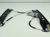 Front window lifting mechanism without motor