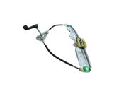 Rear window lifting mechanism without motor