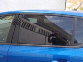 Rear door window glass
